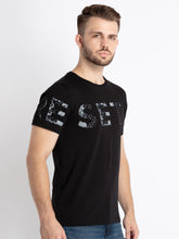 Mens Printed Round Neck T-Shirt